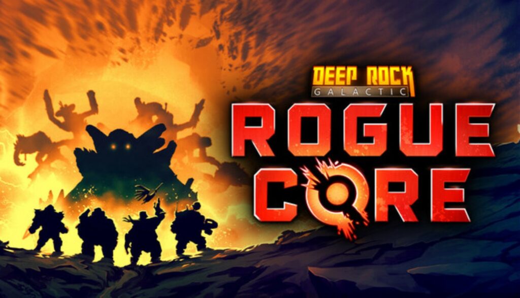 Space dwarves fighting swarms of alien bugs underground in Deep Rock Galactic