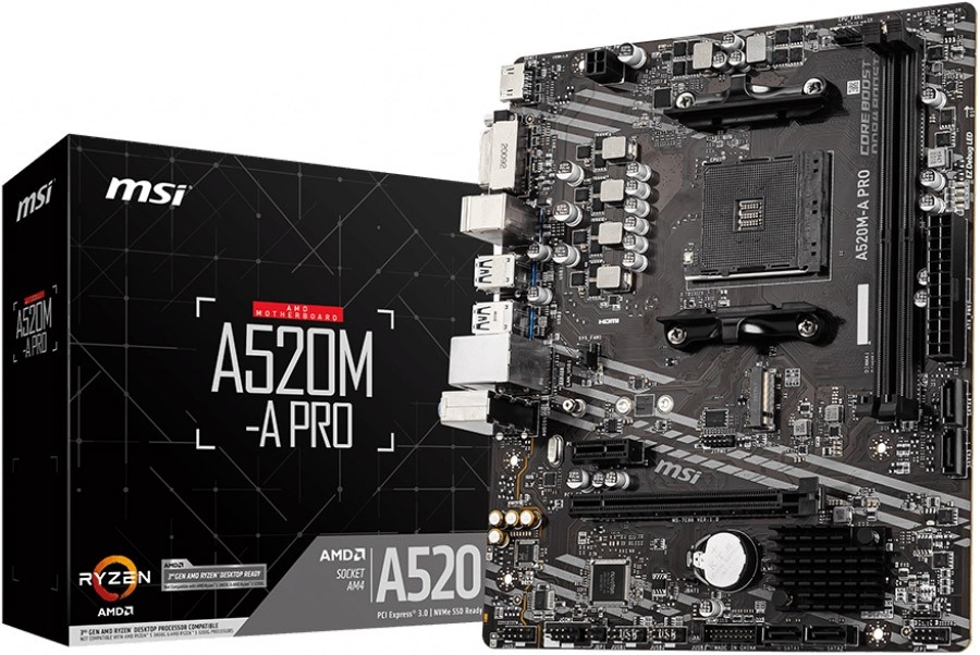 MSI A520M-A PRO budget motherboard