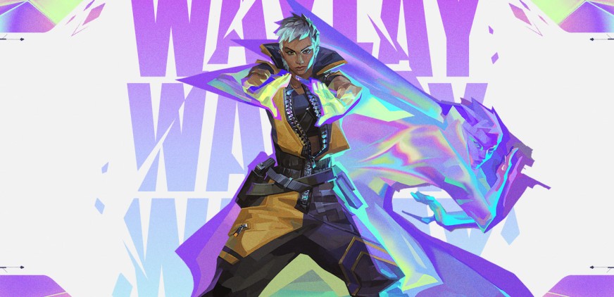 Best FPS Games for PC 2025- Jett from Valorant striking a dynamic pose, showcasing her agility and signature style