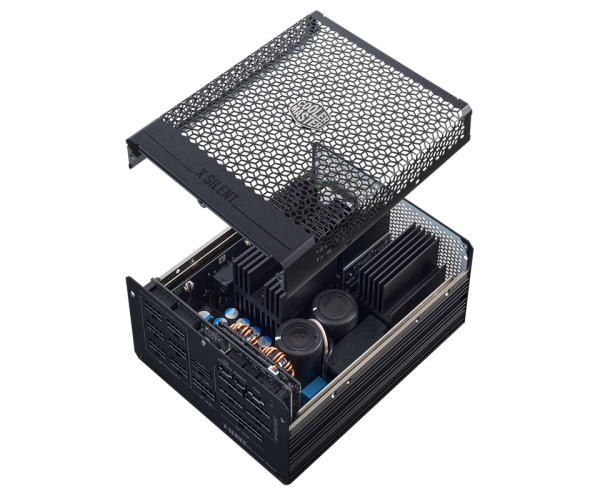 Internal components of Cooler Master X Silent Edge 850W power supply