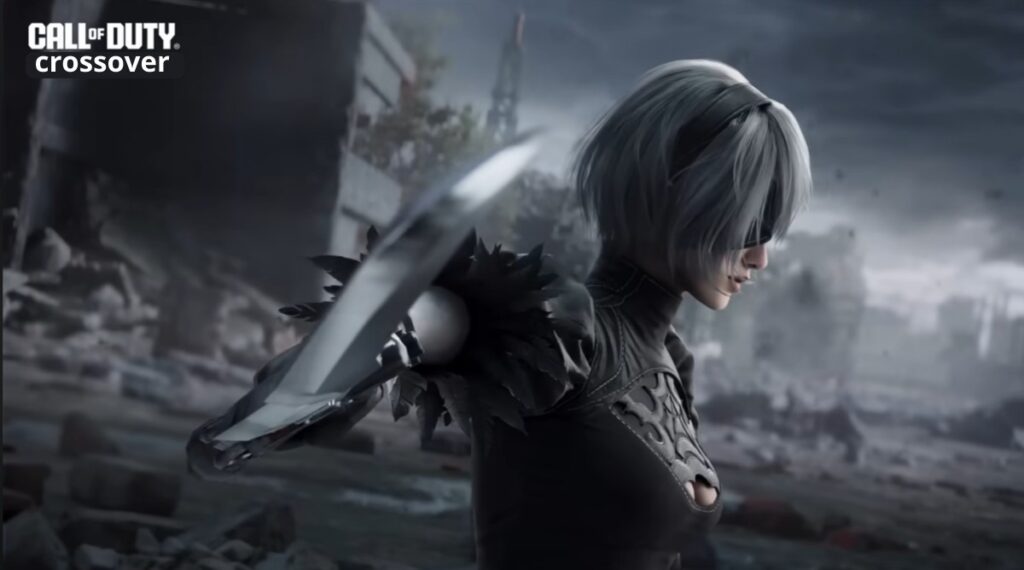 call of duty mobile crossover nier automata yorha soldier