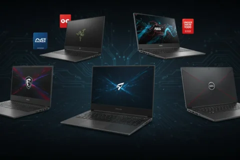Featured image of the best gaming laptops under $1000 with RGB lighting