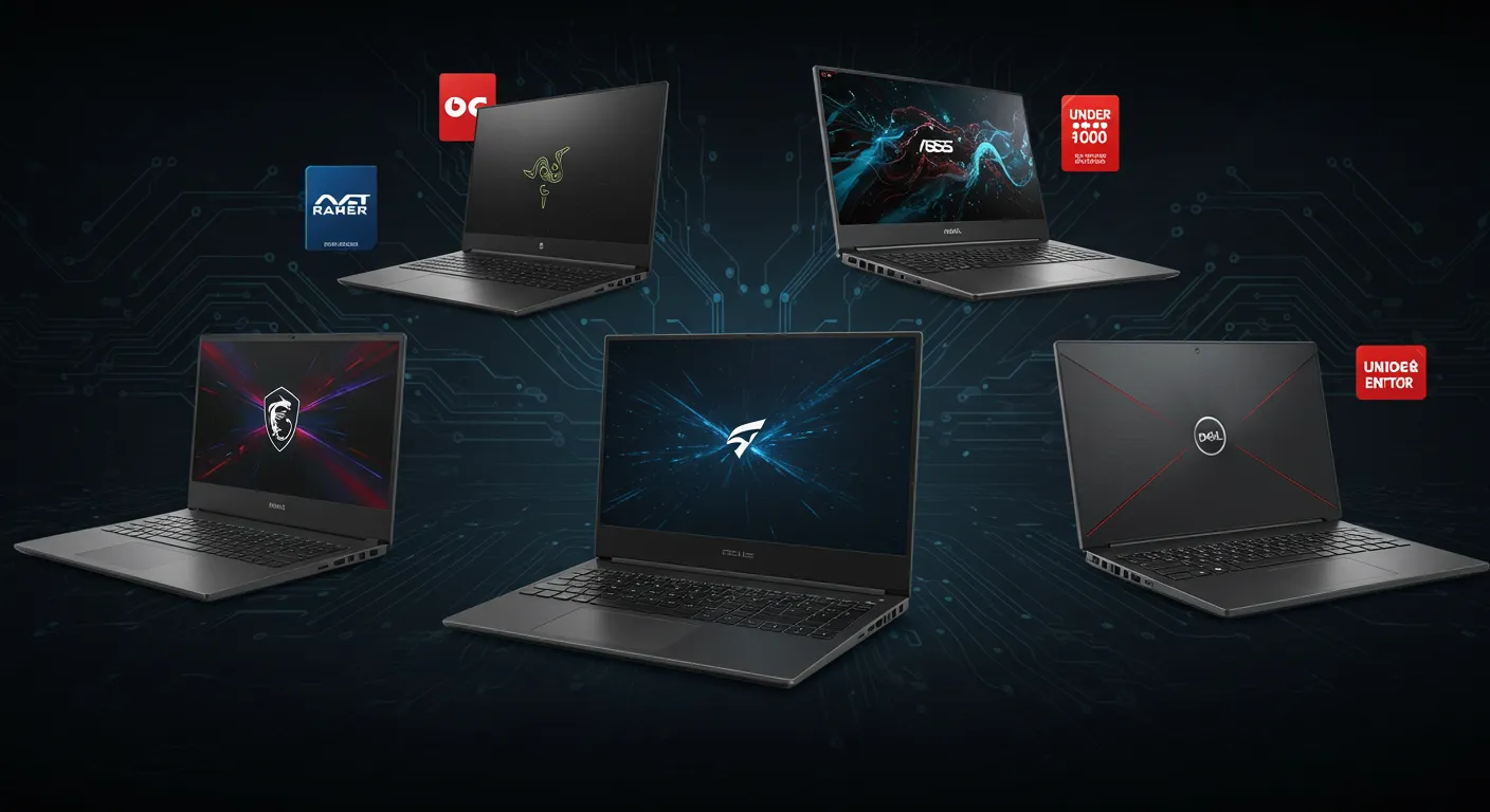 Read more about the article 5 Best Gaming Laptops Under $1000 (2025 Buyer’s Guide)