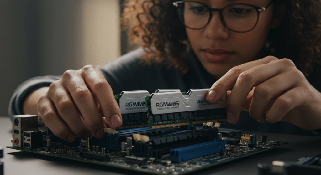 Installing dual-channel RAM into motherboard