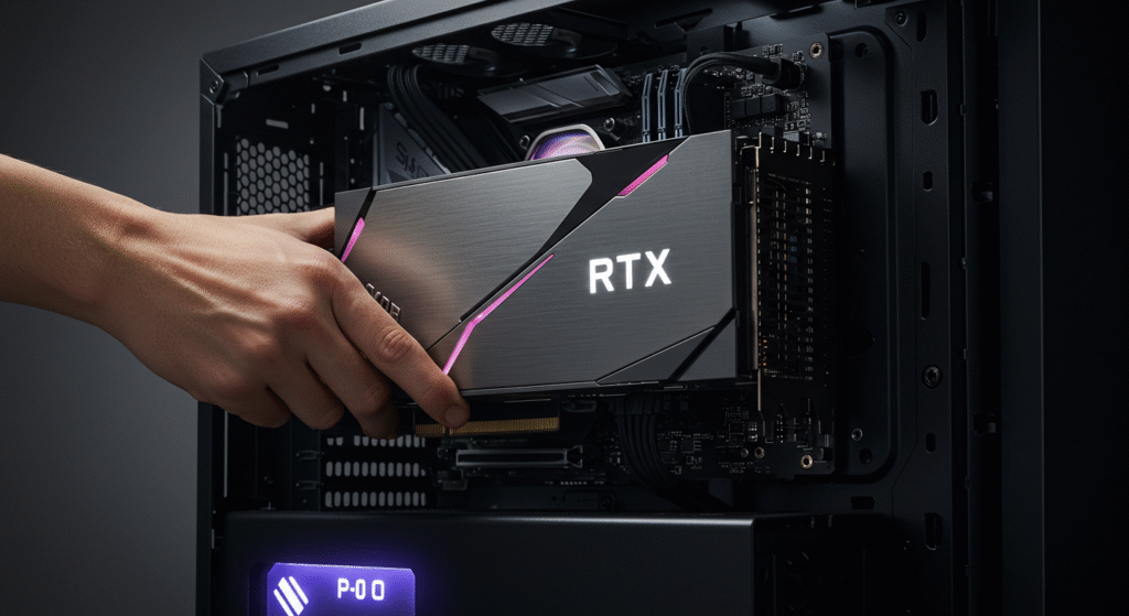 Installing a modern triple fan GPU in a PC case