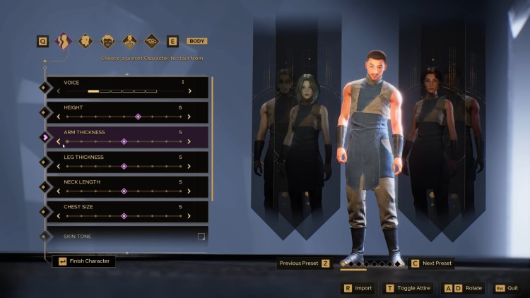 Dune Awakening Review character customization options