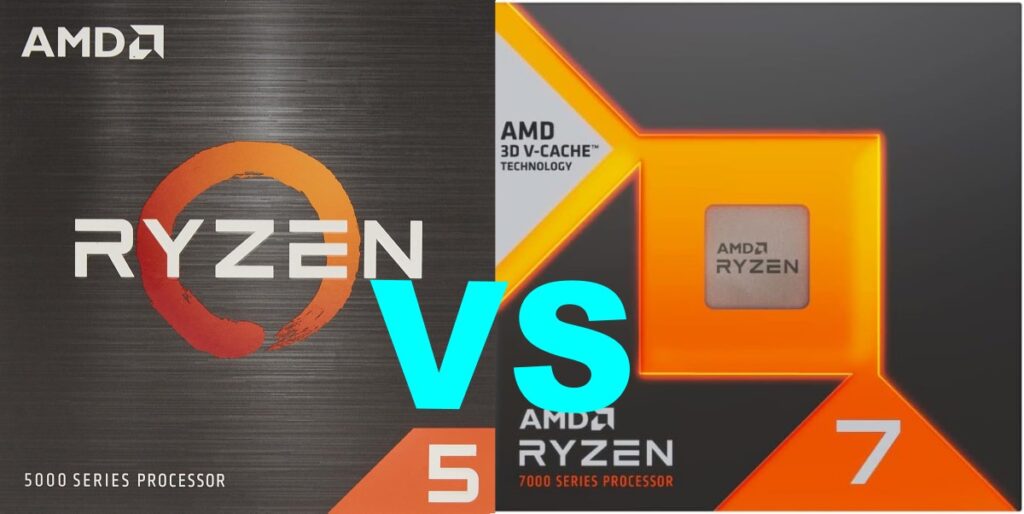 Best Value Gaming CPUs in 2026 - AMD Ryzen 5 5600 and Ryzen 7 5800X3D processors side by side for gaming CPU comparison