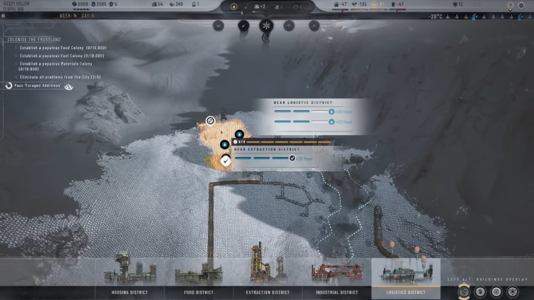 Frostpunk 2 breaking even moment captured in-game during a major decision event