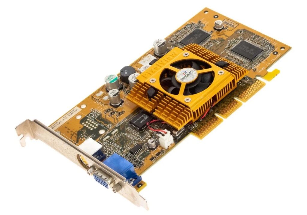 Very old graphics card representing the minimum GPU performance needed to run Red Dead Redemption 2