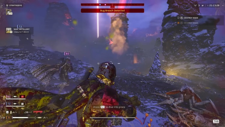 Helldivers 2 co-op combat screenshot – best new PC games 2025