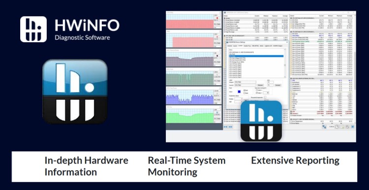 HWInfo64 Featured Image and Logo