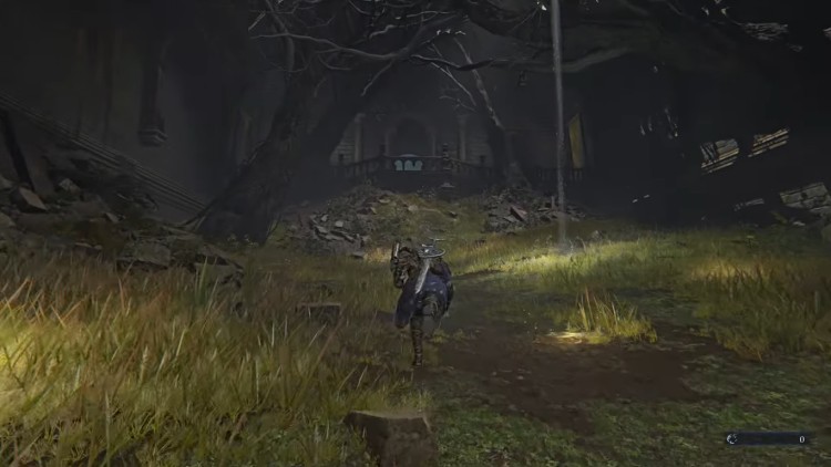 Nightreign Duo Mode character running to castle