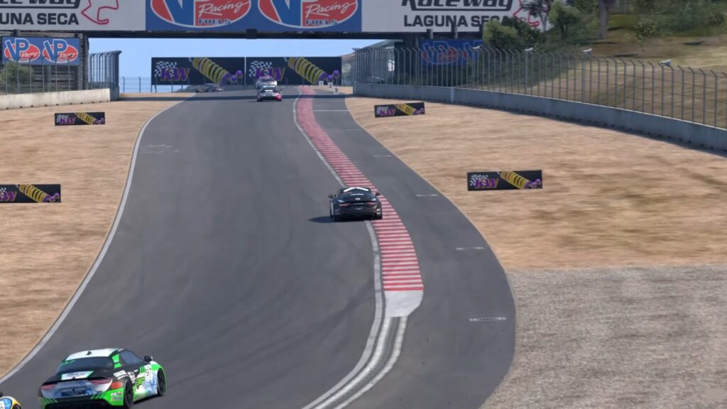 RaceRoom Racing Experience cars competing on a racing circuit