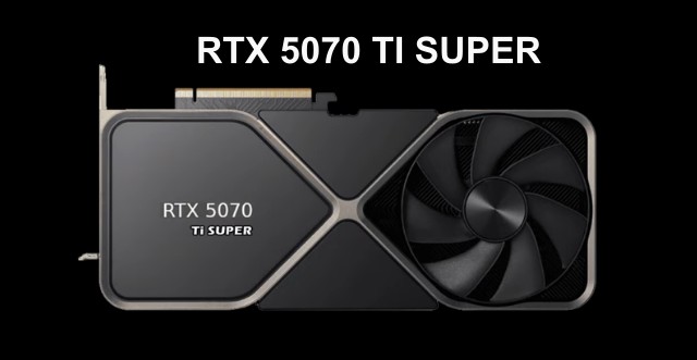 RTX 5070 Ti Super graphics card front angle view