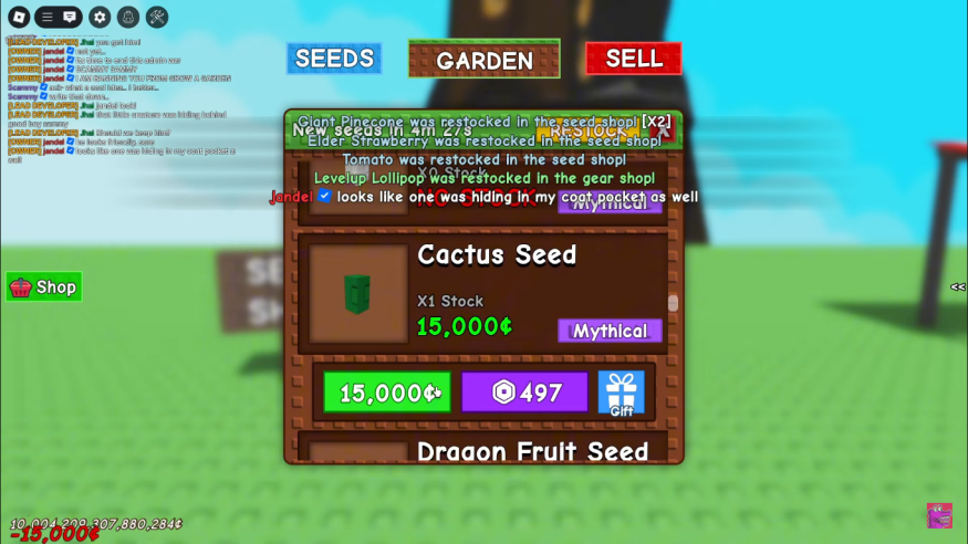 The Admin Abuse War - The Seed Restocking Store