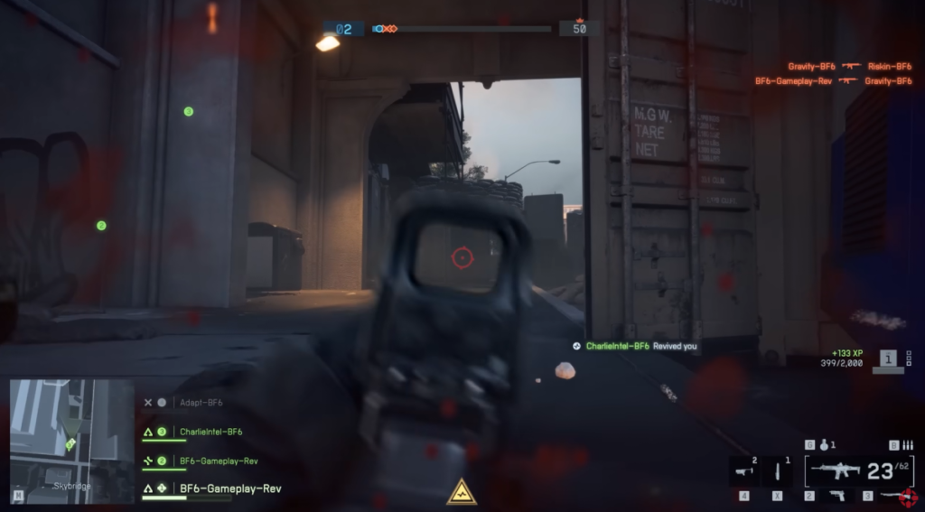 Battlefield 2042 is boring again — Medic reviving downed soldier