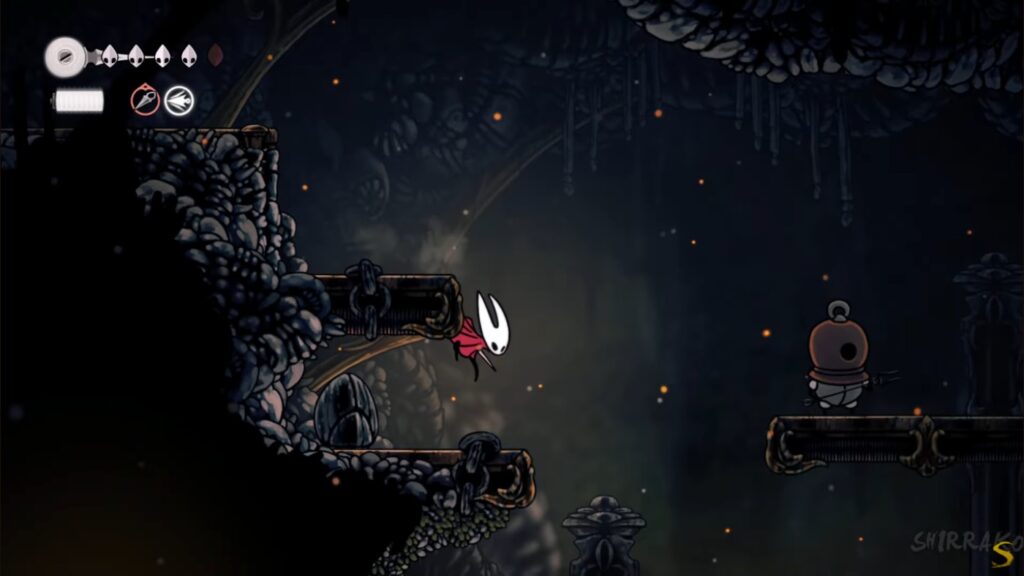Hollow Knight Silksong fast-paced-ledges screenshot