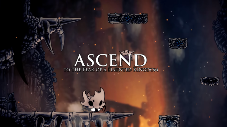 Hollow Knight: Silksong in-game scene from the official trailer