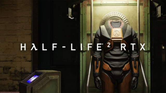 Ray tracing in Half-Life RTX remaster with enhanced lighting and reflections