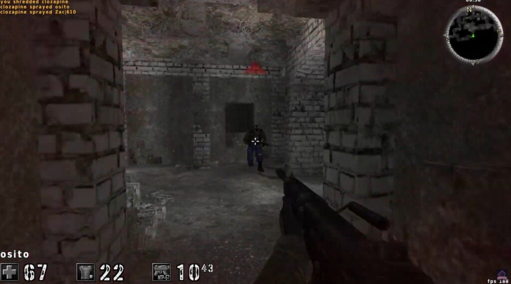 AssaultCube low-spec shooter gameplay from 10 Free FPS Games for Low-End PCs