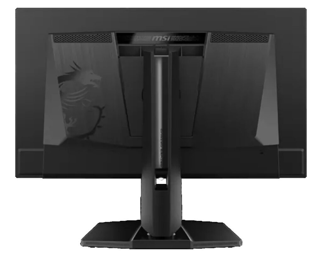 MSI AI QD-OLED gaming monitor Rear View