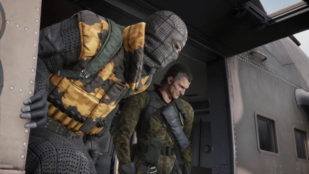 Helicopter encounter in Metal Gear Solid Delta Snake Eater remake.
