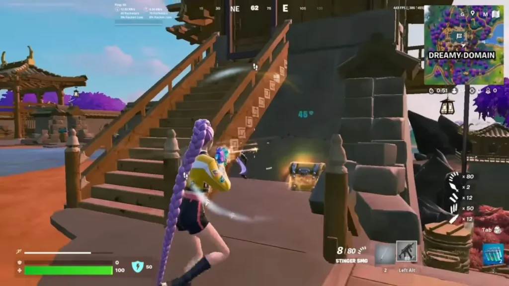 Fortnite modern gameplay action showing players in intense combat