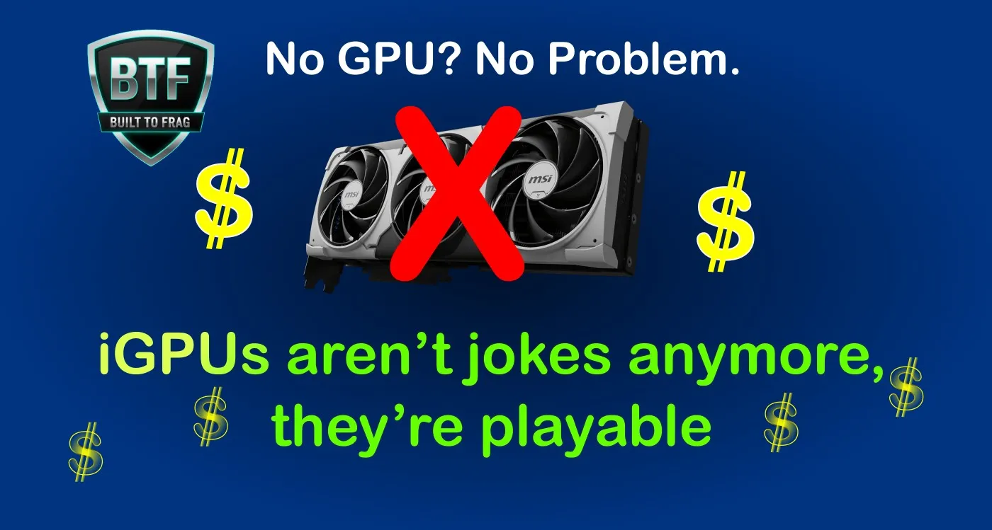 No-GPU gaming PC - Featured Image