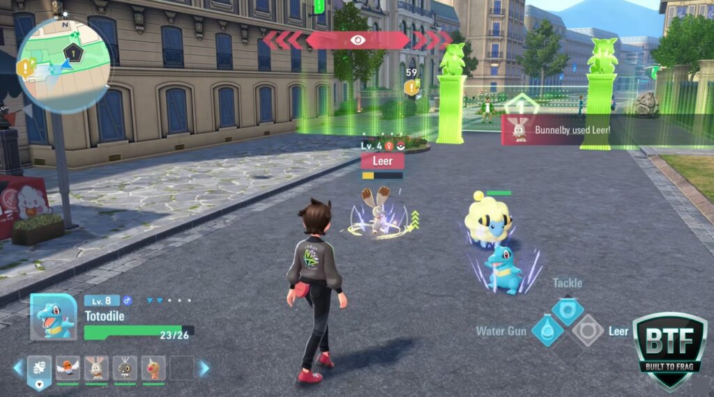 Pokémon Legends Z-A real-time battle builds featuring fast-paced combat and team synergy
