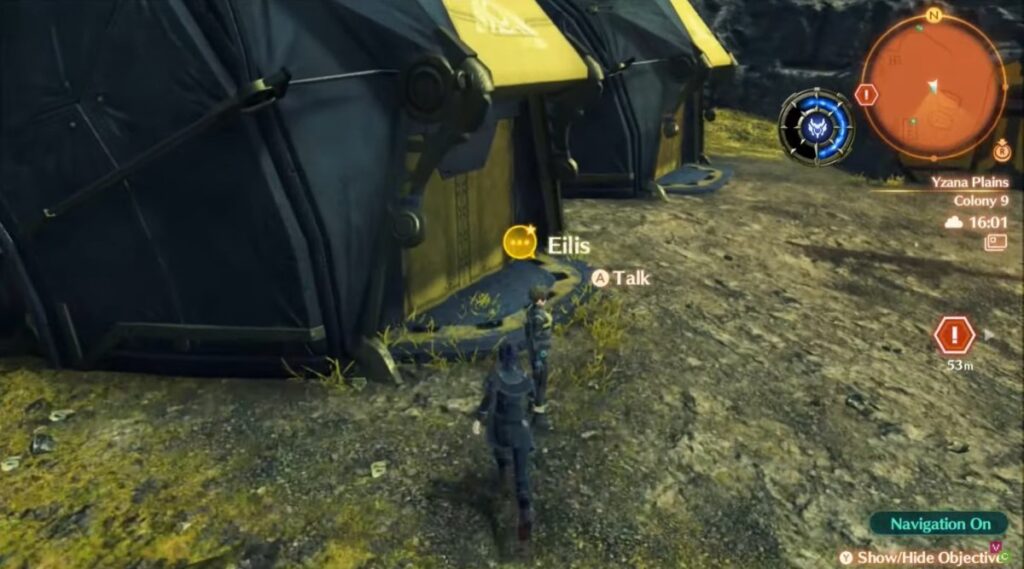 Main party standing on a vast plain in Xenoblade Chronicles 3