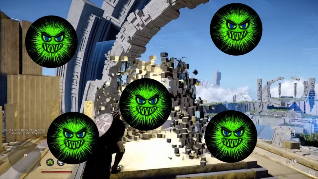 Illustration: Virus Attack on a Game