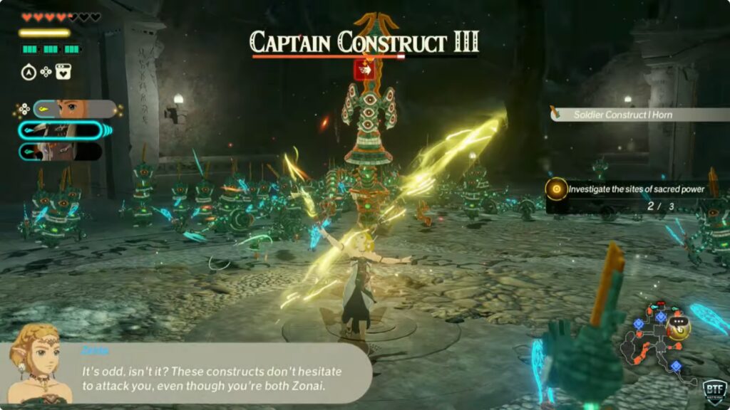 Hyrule Warriors Age of Imprisonment review mineru zonai device attack hyrule warriors age of imprisonment