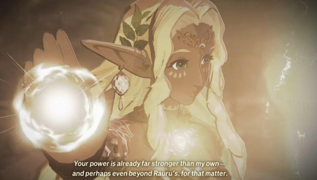 hyrule warriors age of imprisonment zelda super power scene