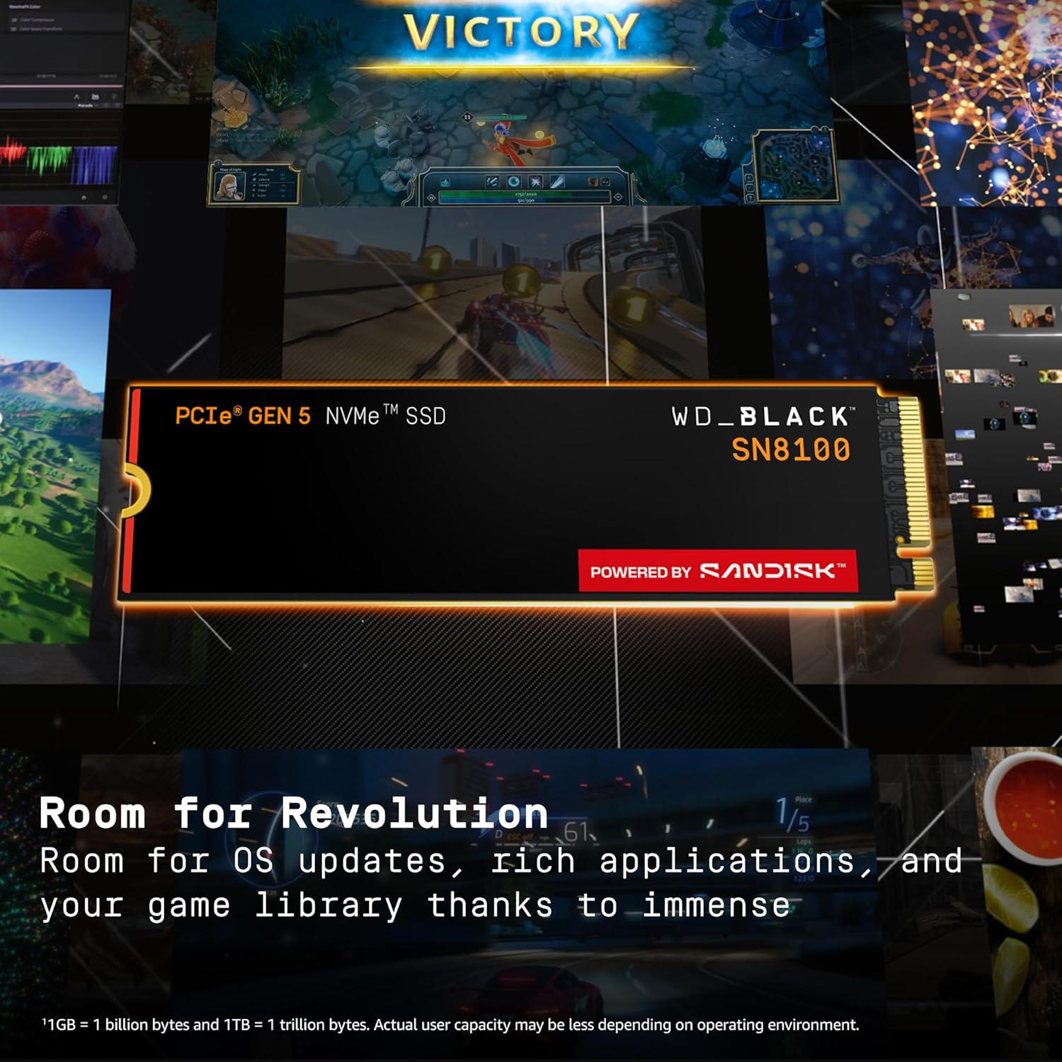WD_BLACK SN8100 1TB PCIe 5.0 NVMe SSD