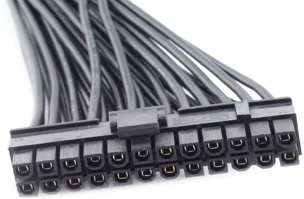 24-pin ATX motherboard power cable to be connected to the motherboard