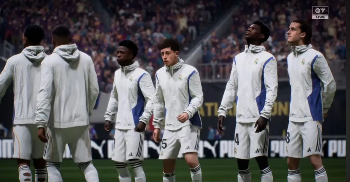 EA Sports FC 26 featured promotional image with players and stadium lighting
