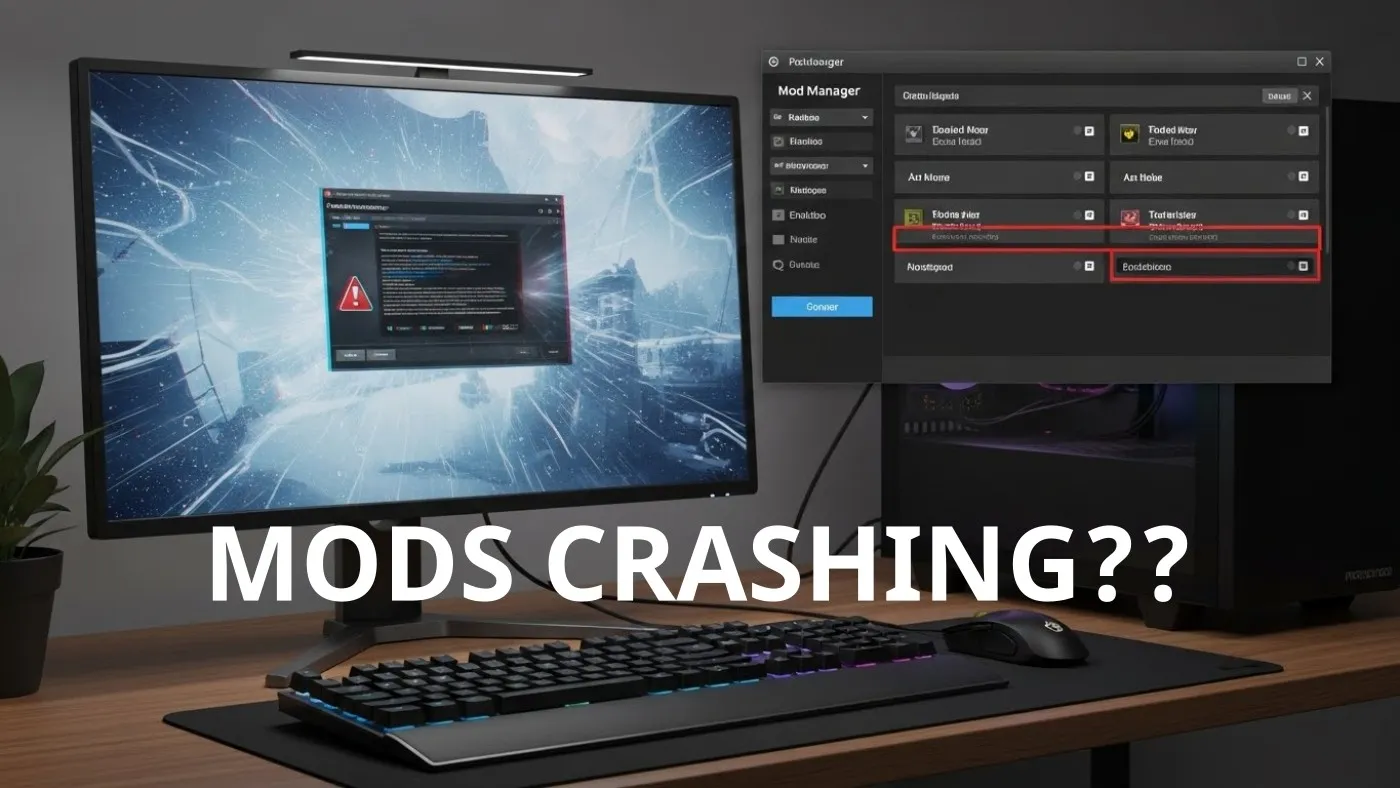 Mods Keep Crashing -PC game crashing due to a broken or conflicting mod