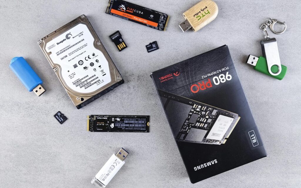 Different SSD's Displayed