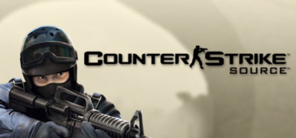 Counter-Strike: Source cover art, a lightweight competitive FPS for low-end PCs