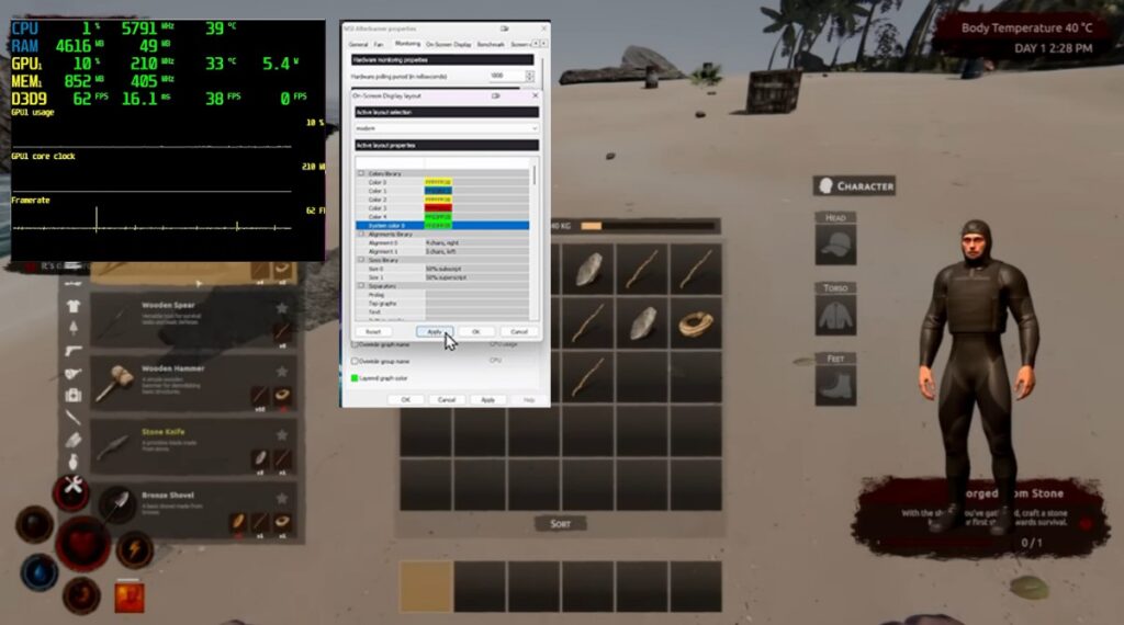 Example of GPU bound vs CPU bound usage patterns while gaming