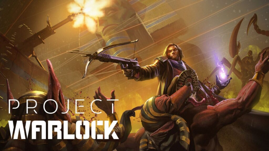 Project Warlock cover art, a pixel-style shooter that runs on low-end PCs