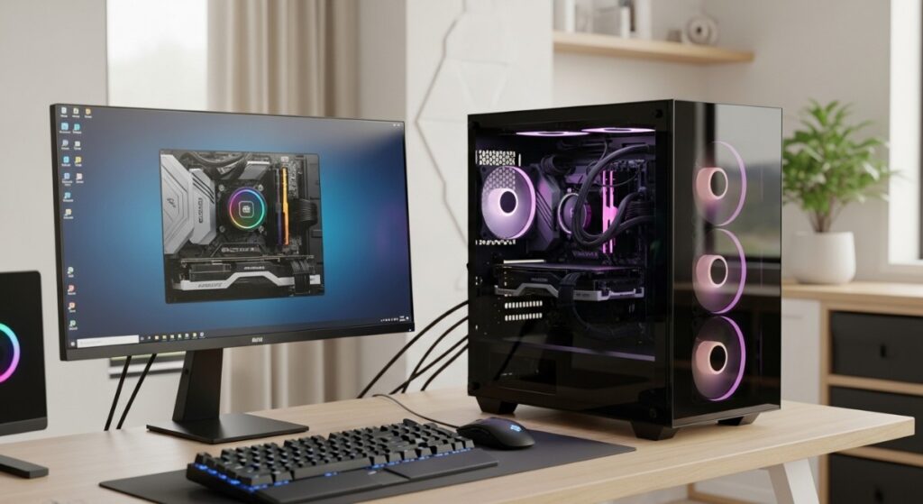 Best Gaming PC Builds for Every Budget - budget gaming pc build setup entry level components
