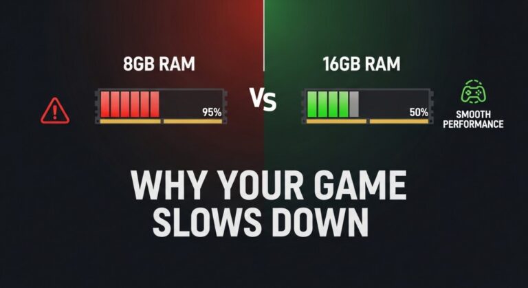 game using too much ram gaming performance issue