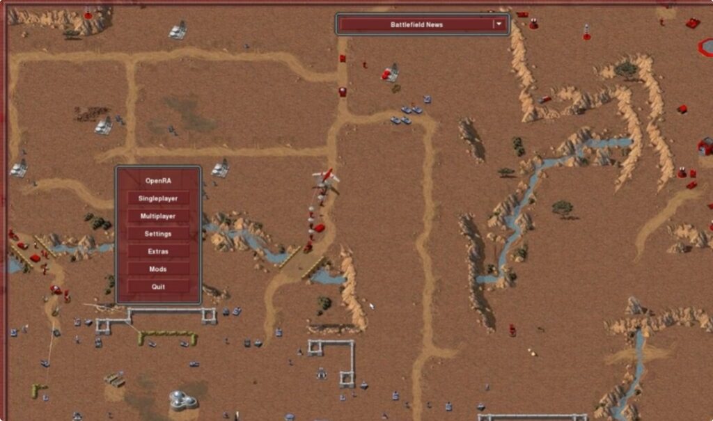 openra rts gameplay base building and unit combat