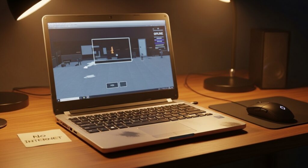 old laptop, showing thermal throttling