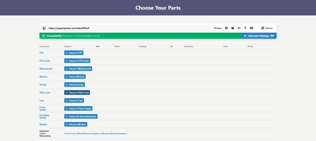 Pcpartpicker Advanced Compatibility Check How to Pick PC Parts That Fit and Perform