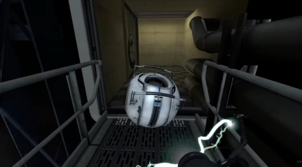 Portal 2 gameplay on a PC with 8GB RAM
