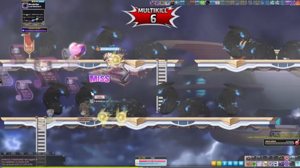 maplestory combat gameplay on low end pc