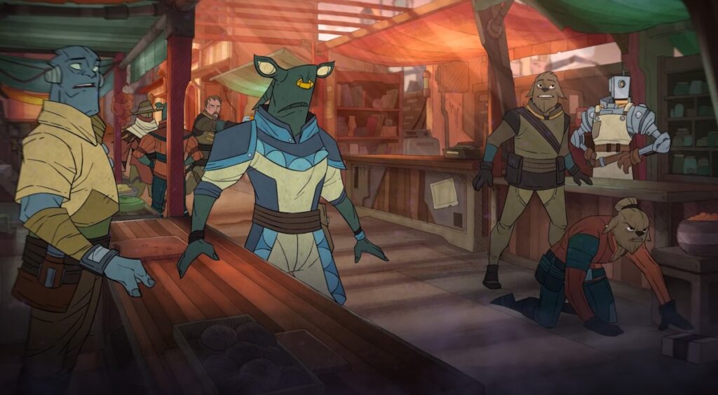 Griftlands gameplay featuring deckbuilding combat and negotiation mechanics