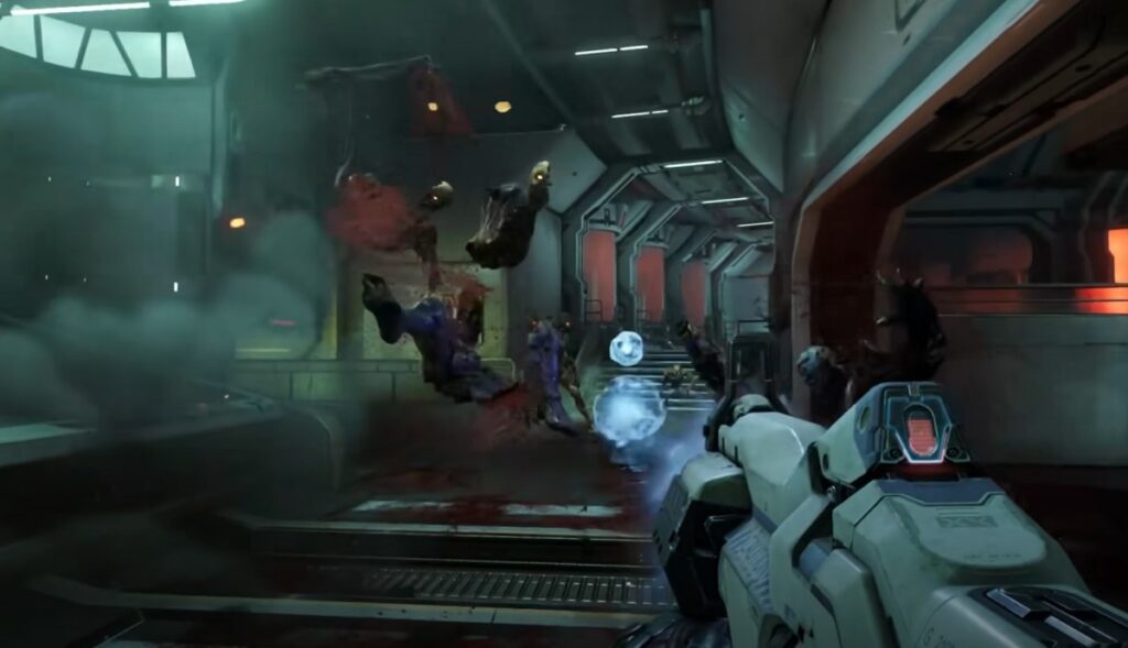DOOM (2016) gameplay on a PC with 8GB RAM